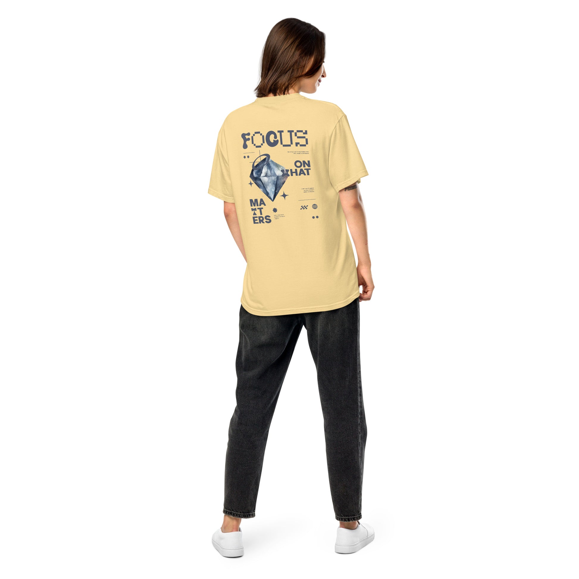 focus mindset affirmation wear grit clothing apparel trendy graphic shirt