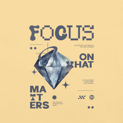 focus mindset affirmation wear grit clothing apparel trendy graphic shirt