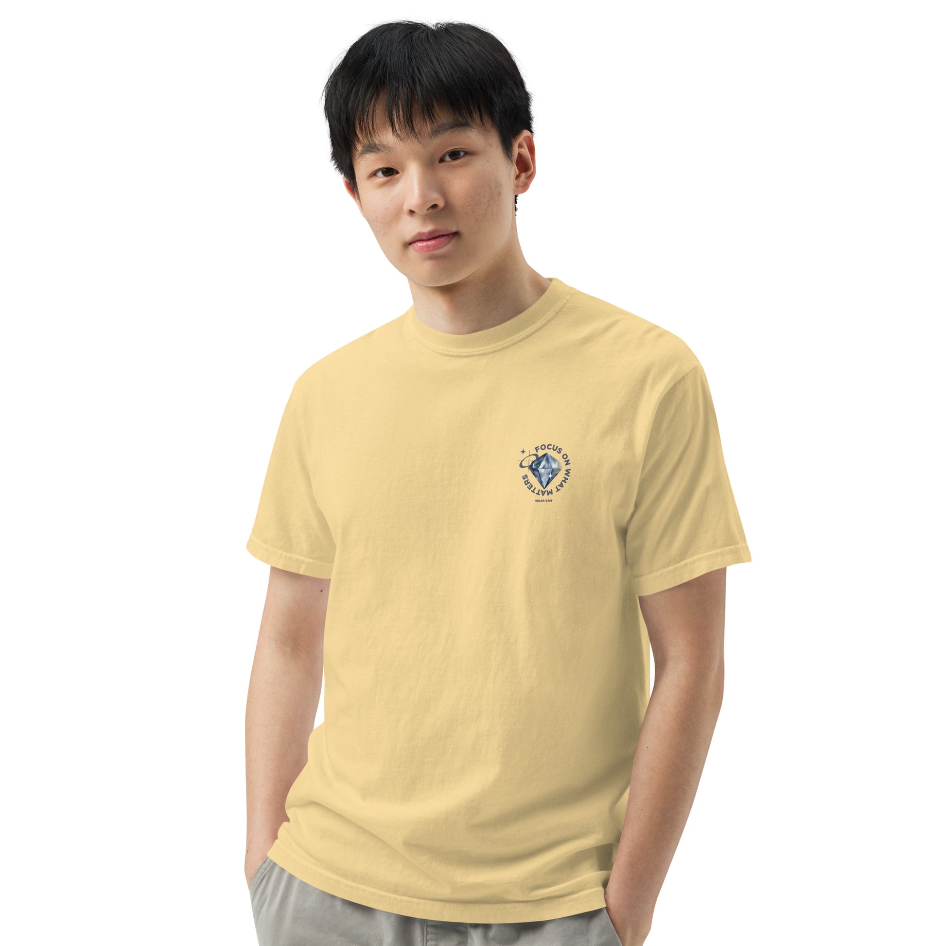 focus mindset affirmation wear grit clothing apparel trendy graphic shirt