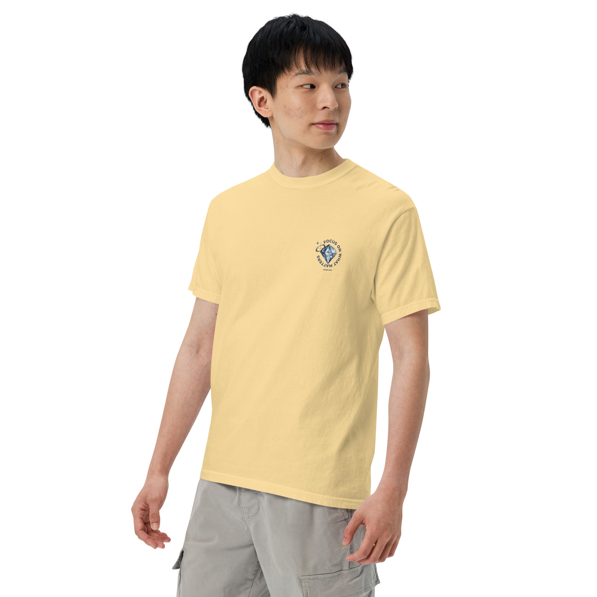 focus mindset affirmation wear grit clothing apparel trendy graphic shirt
