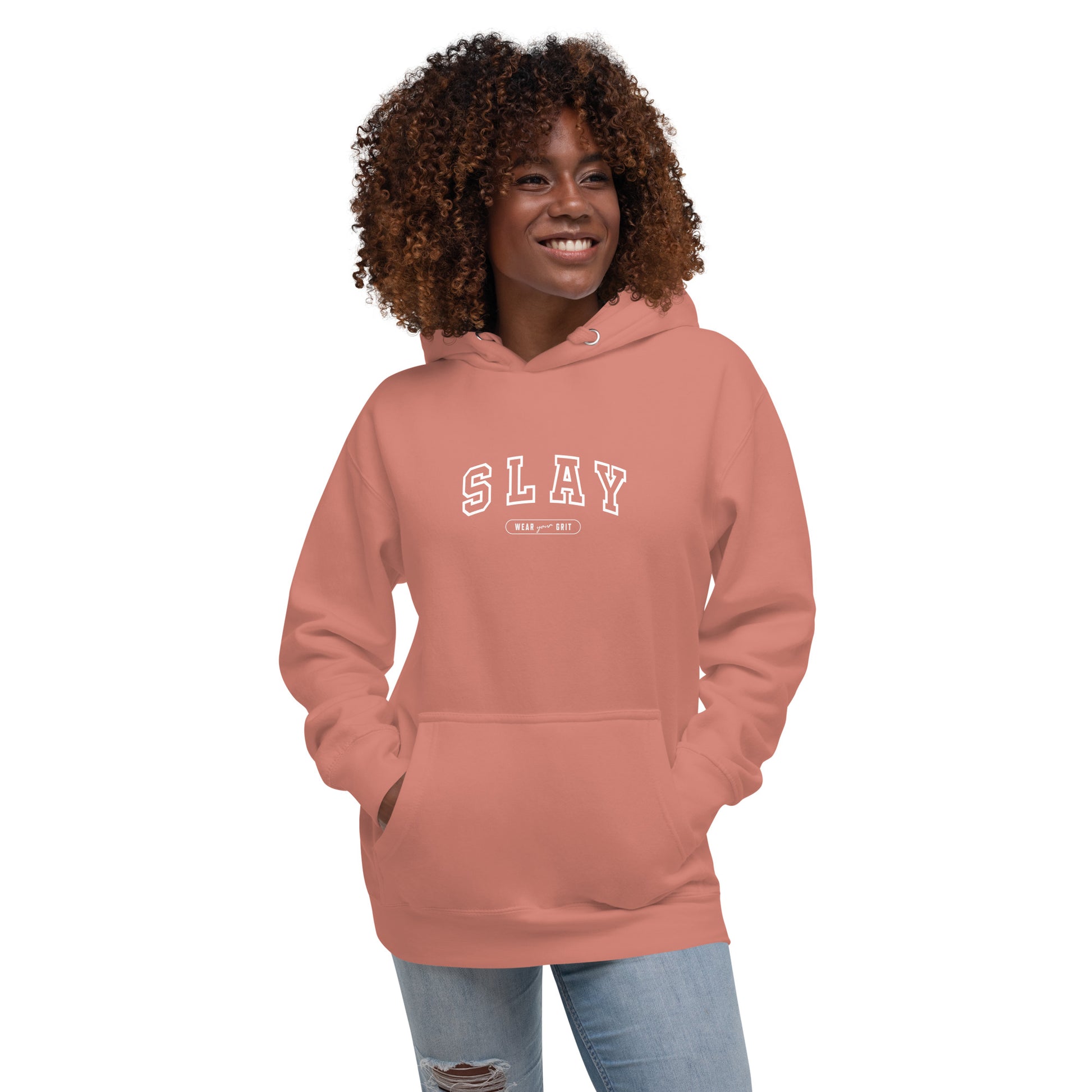 Slay Hoodie – Armor of Elegance and Confidence | Wear Grit clothing | motivation apparel