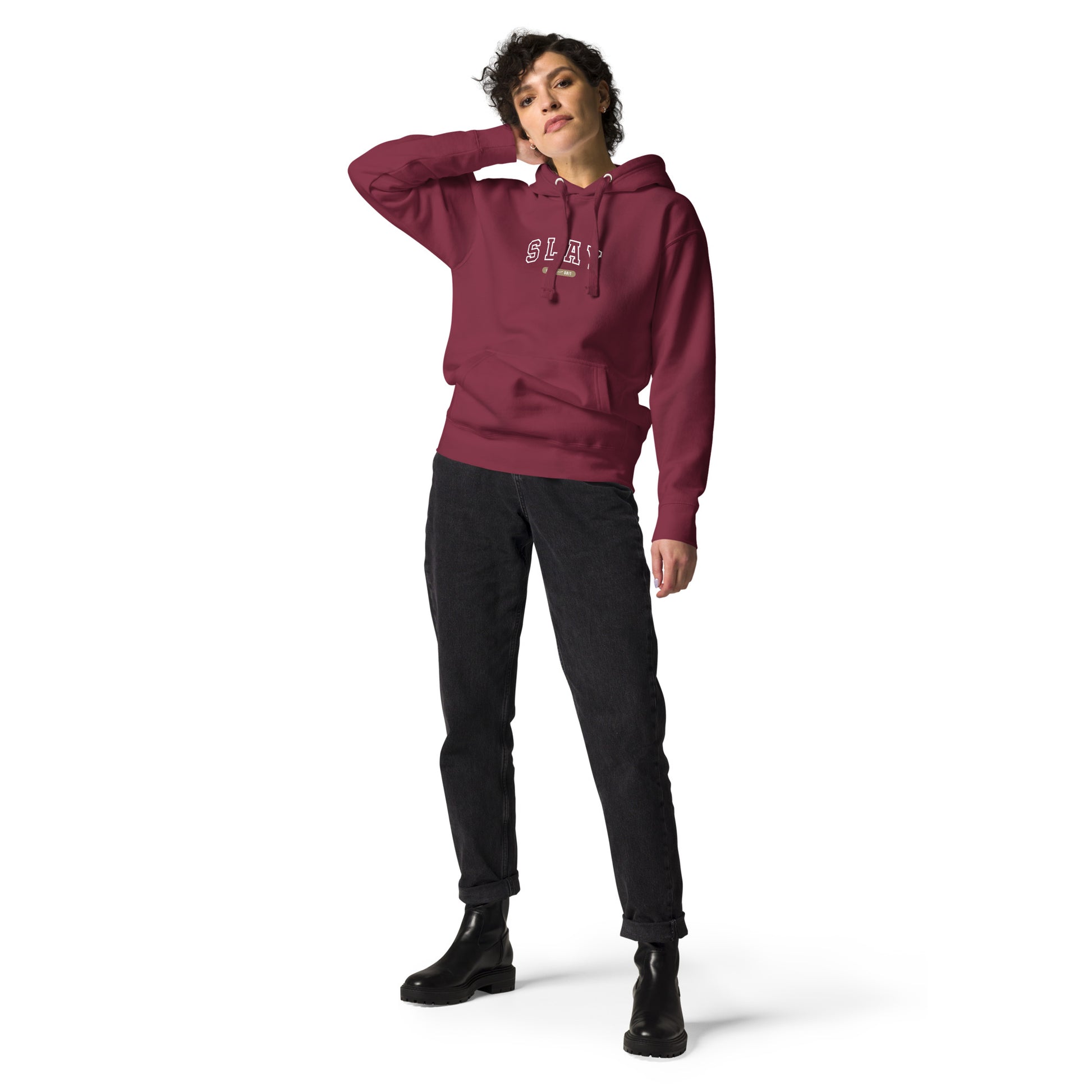 Slay Hoodie – Armor of Elegance and Confidence | Wear Grit clothing | motivation apparel