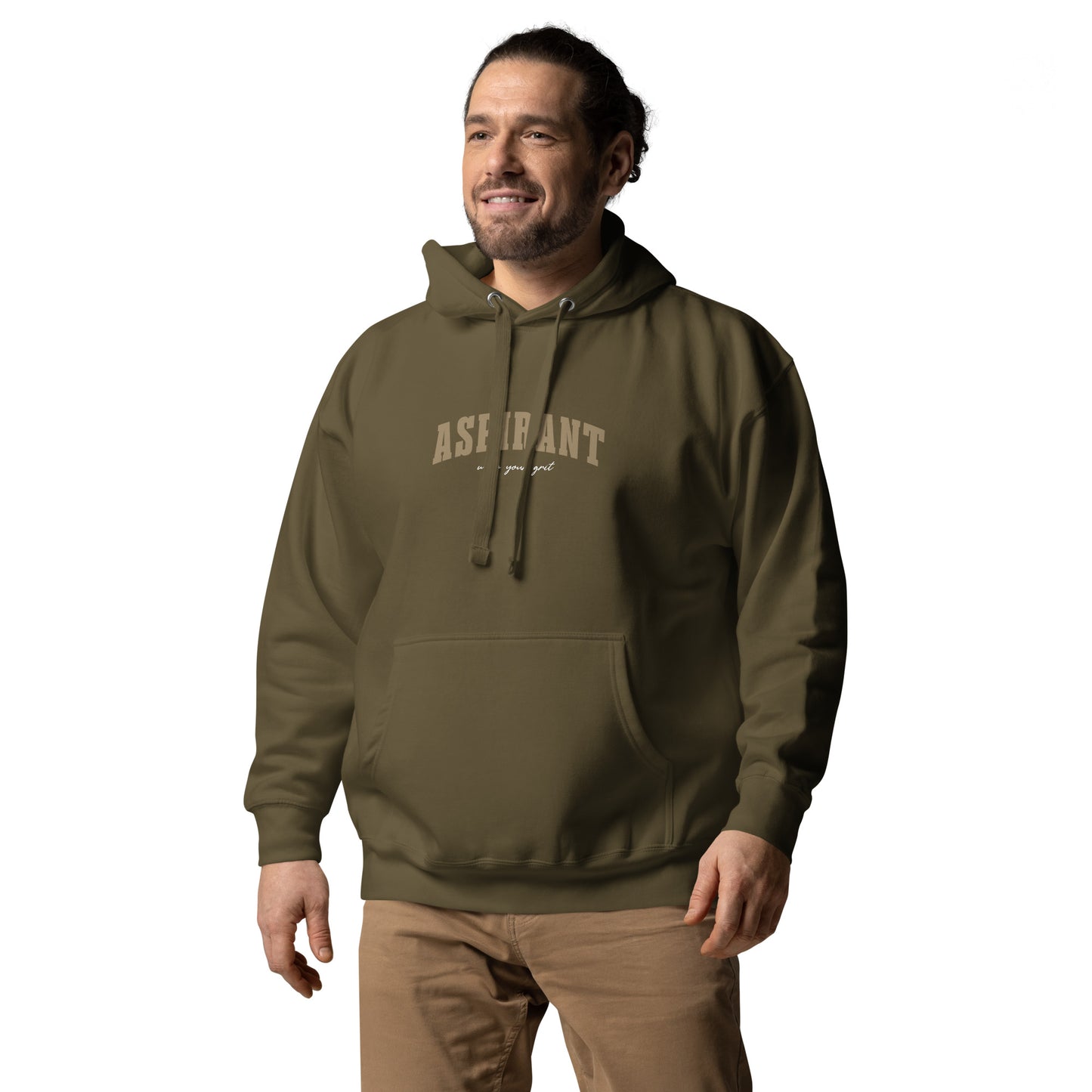 military green hoodie | wear grit