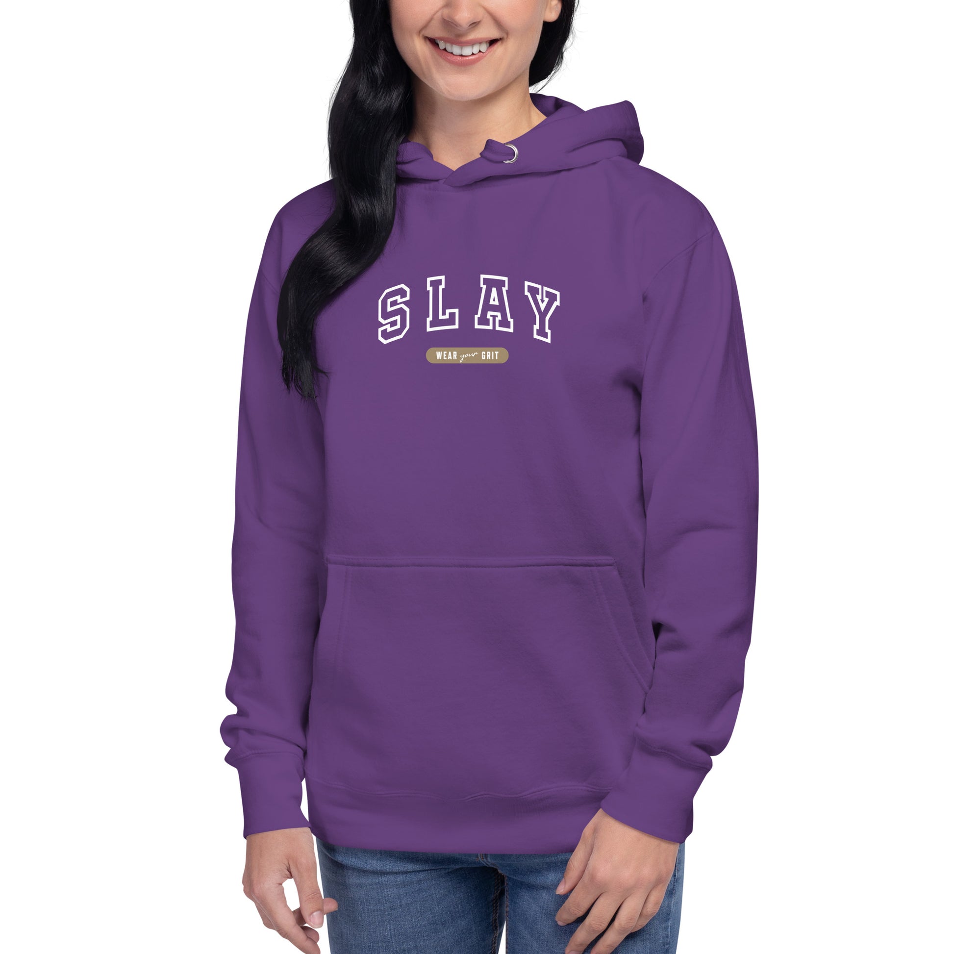 Slay Hoodie – Armor of Elegance and Confidence | Wear Grit clothing | motivation apparel