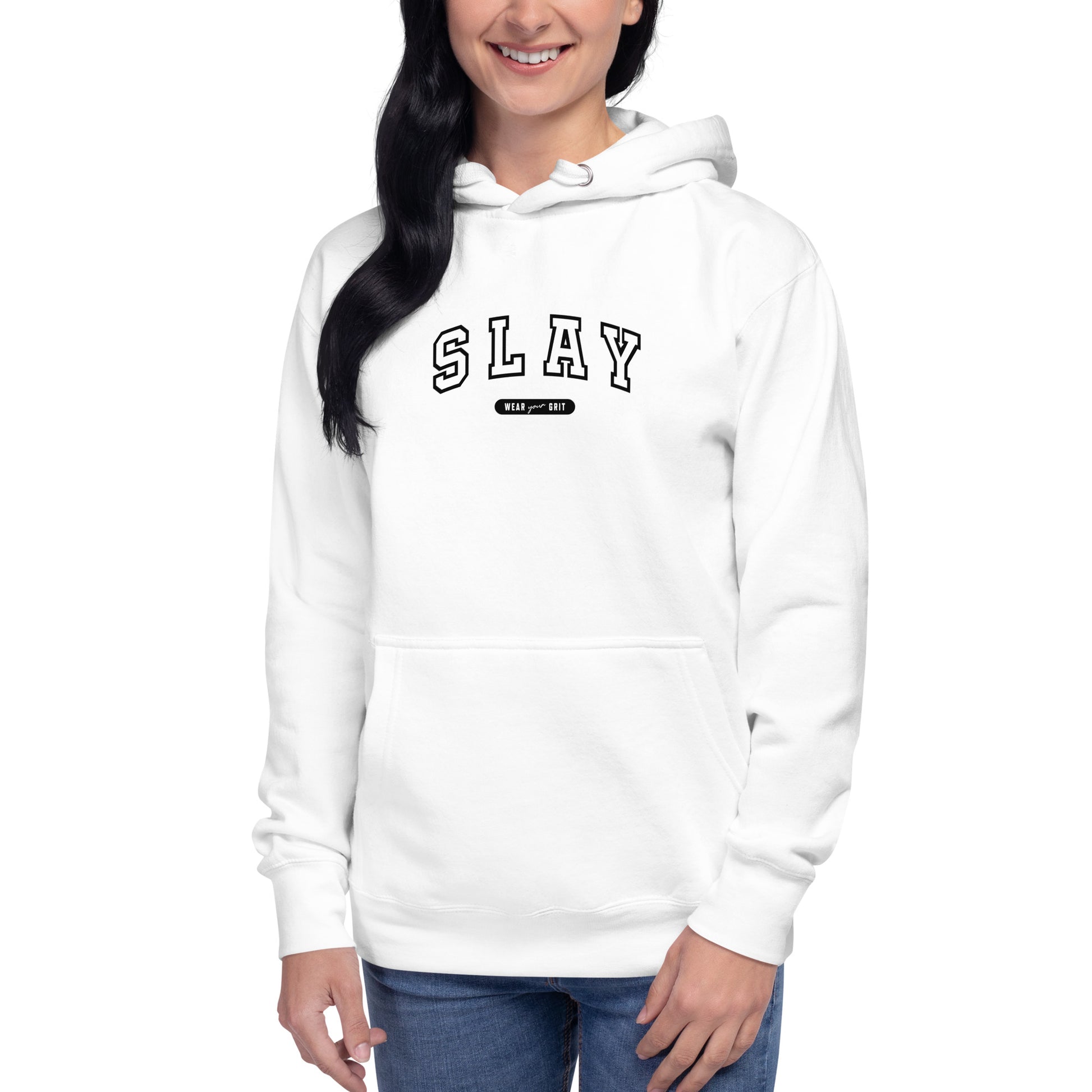 Slay Hoodie – Armor of Elegance and Confidence | Wear Grit clothing | motivation apparel