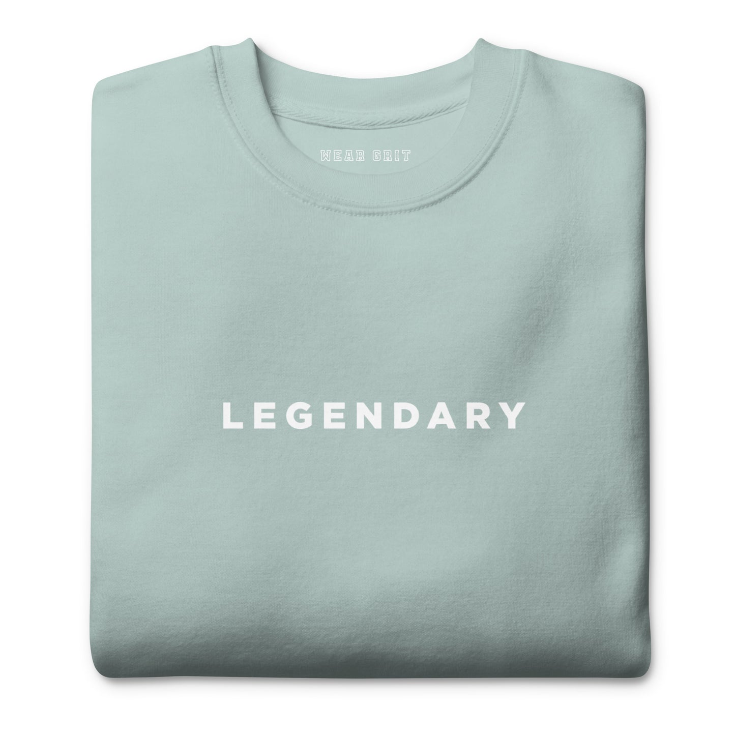 Agave Legendary motivational grit sweatshirt for achievers focused on growth, discipline, and long-term success by wear grit brand clothing