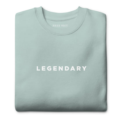 Agave Legendary motivational grit sweatshirt for achievers focused on growth, discipline, and long-term success by wear grit brand clothing