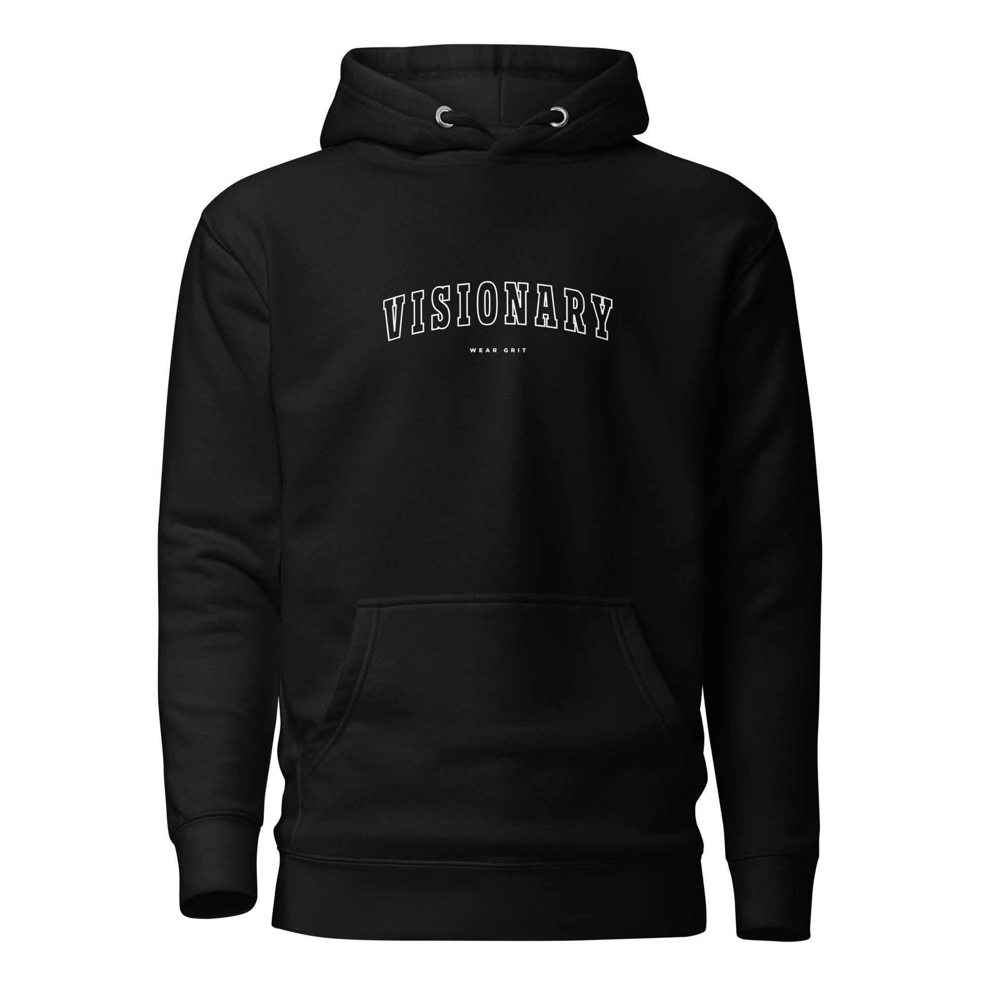 Visionary motivational clothing hoodie—soft comfort affirmation apparel by Wear Grit Brand