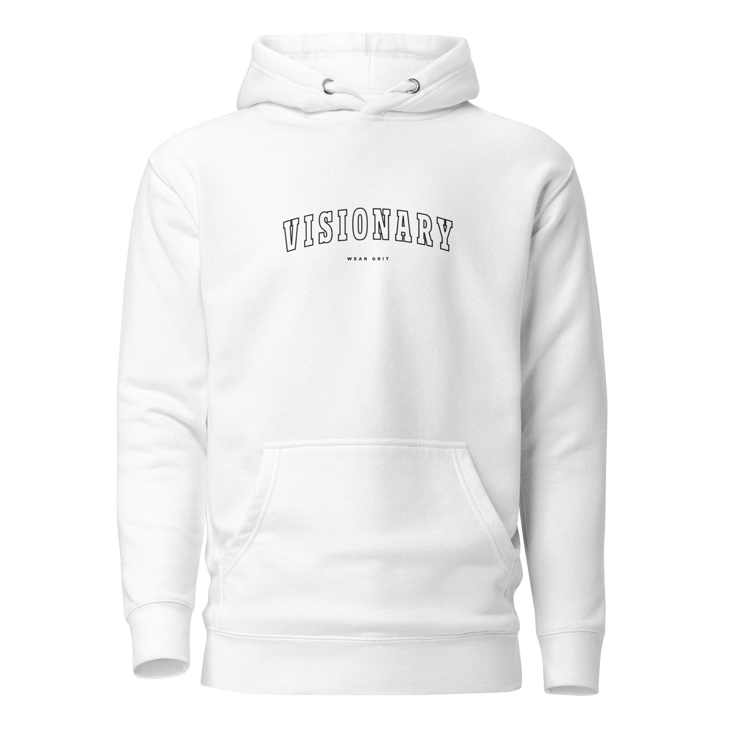 Visionary motivational clothing hoodie—affirmation apparel by Wear Grit Brand
